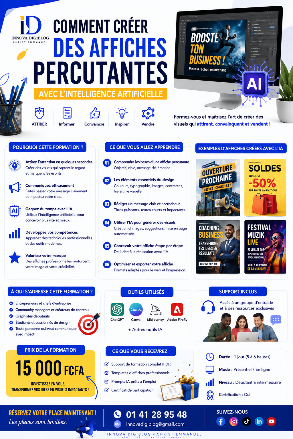 Créer des Affiches Percutantes avec l'IA