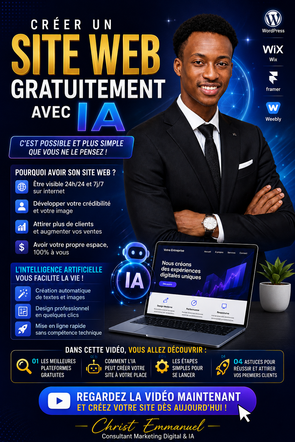 Création de Sites Web Gratuitement